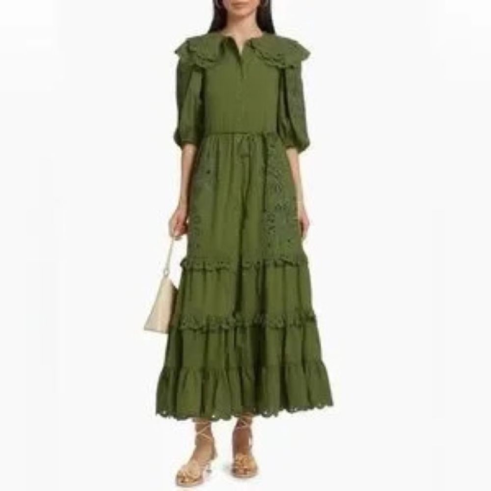 Farm Rio Hummingbird Maxi Dress NWT - Picture 3 of 10